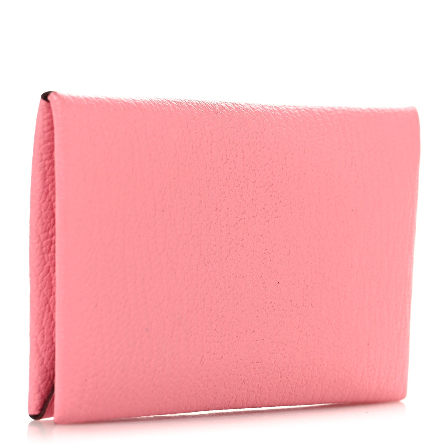 Chevre Chandra Verso Calvi Card Case Rose Confetti Brique