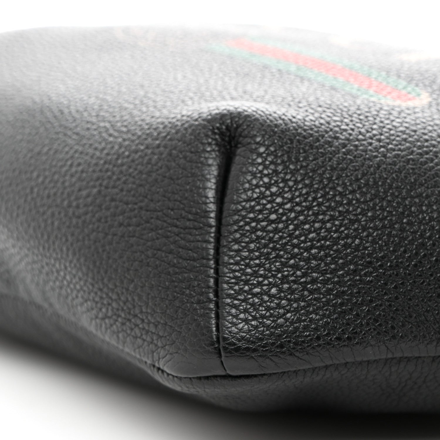 Gucci Grained Calfskin Logo Belt Bag Black 10 of 10