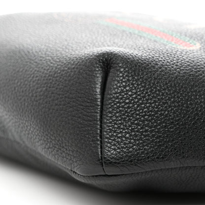 Gucci Grained Calfskin Logo Belt Bag Black 10 of 10