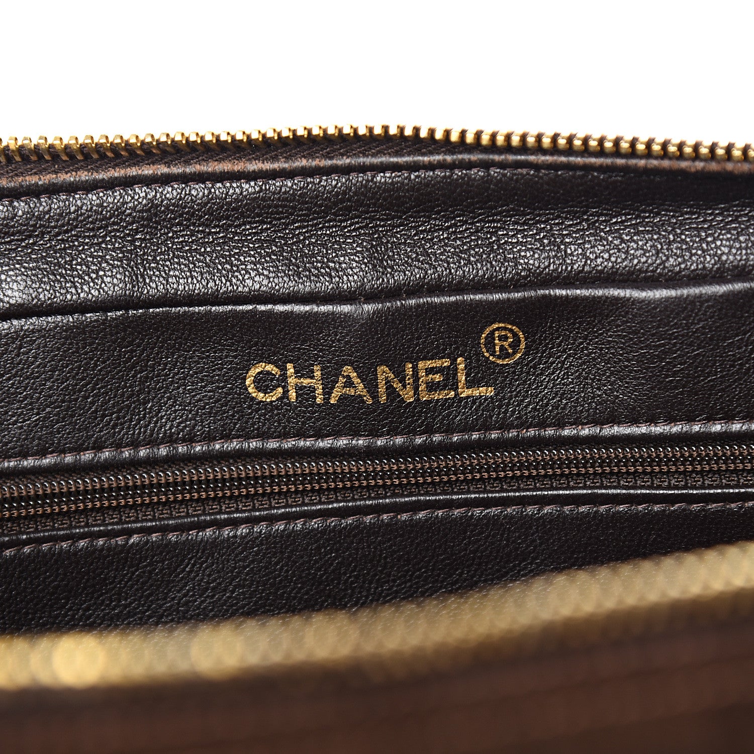 Chanel Suede Quilted Shoulder Bag Brown 5 of 10