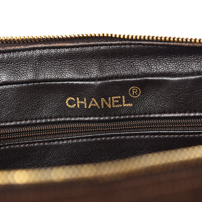 Chanel Suede Quilted Shoulder Bag Brown 5 of 10