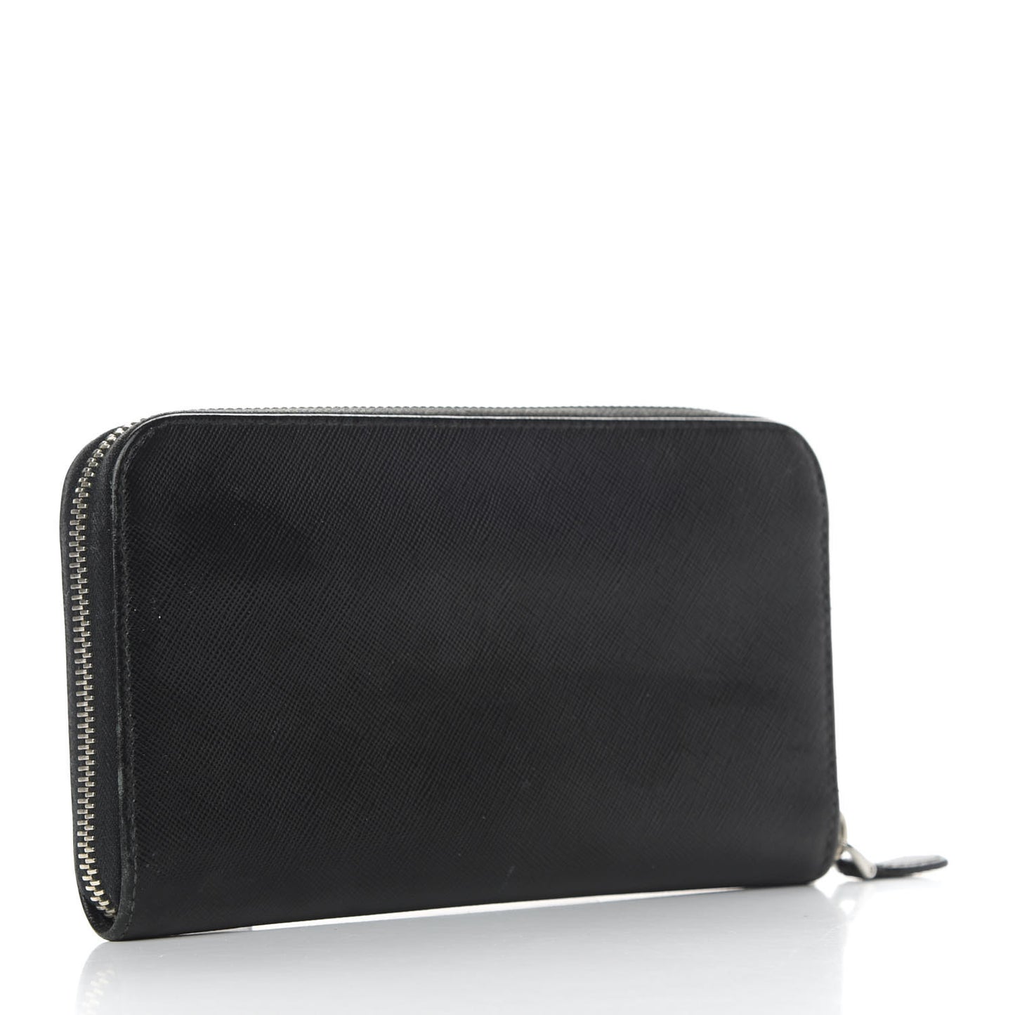 Saffiano Zip Around Wallet Black