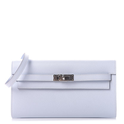Hermes Epsom Kelly Wallet To Go Bleu Brume 1 of 10