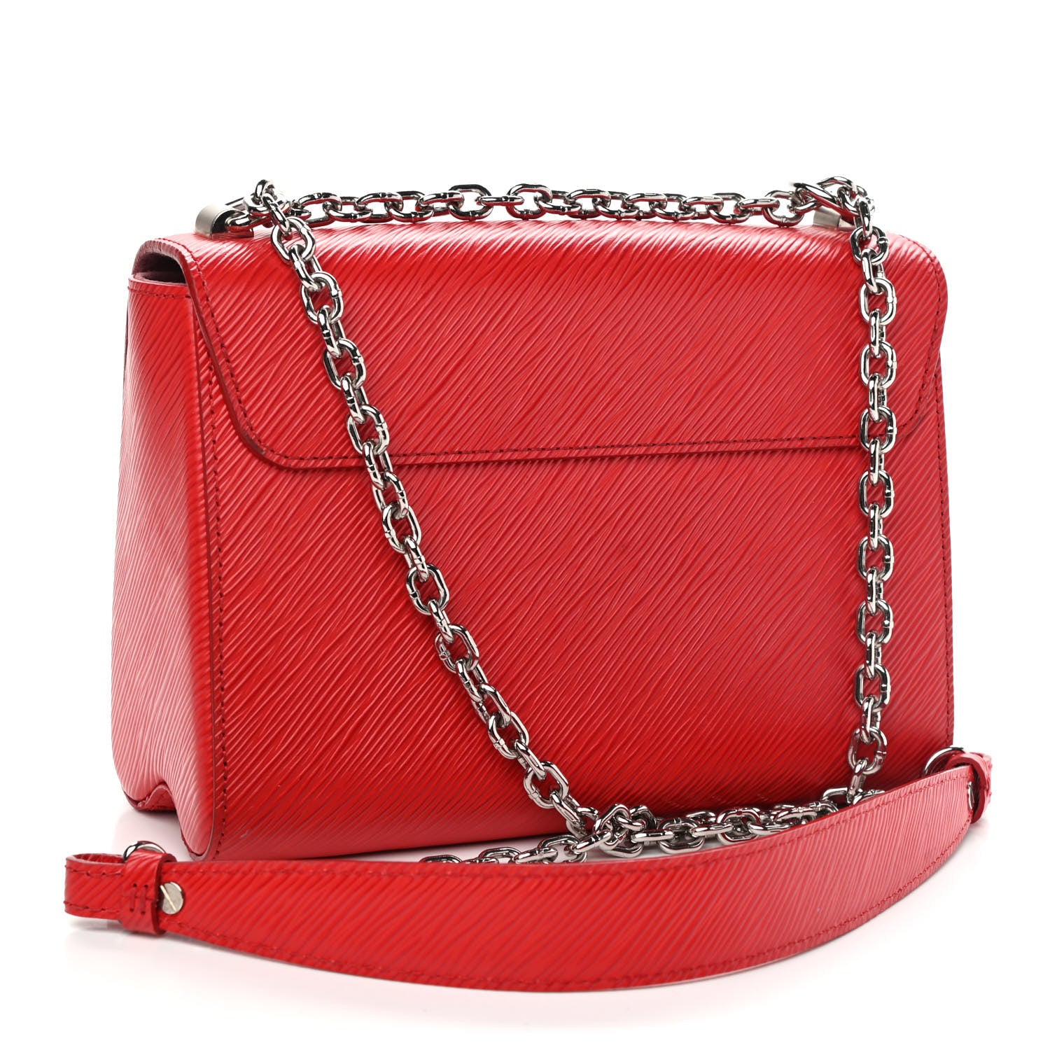 Louis Vuitton Epi Twist Shoulder Bag MM Coquelicot 3 of 14