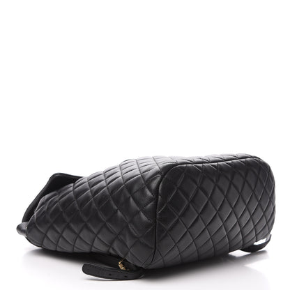 Chanel Lambskin Quilted Large Urban Spirit Backpack Black 3 of 17