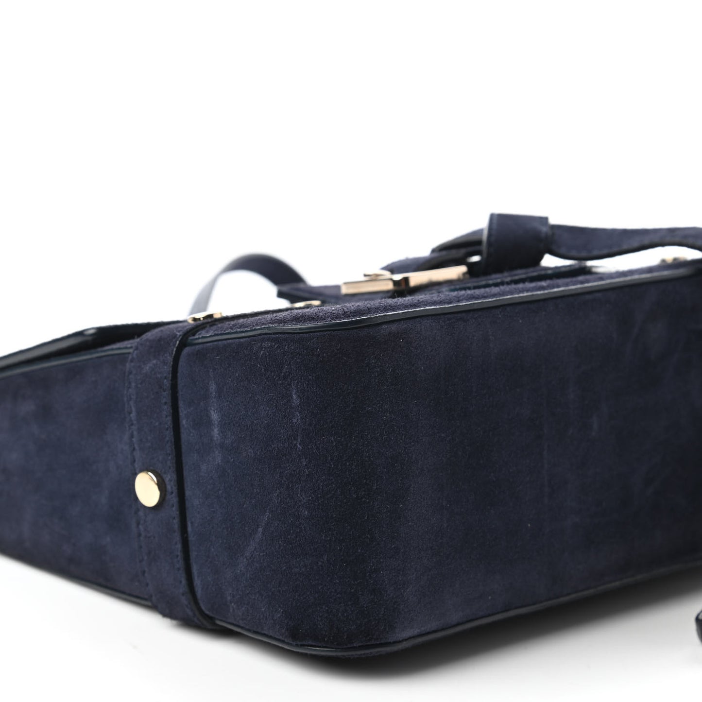 Suede Small Lexie Crossbody Blue