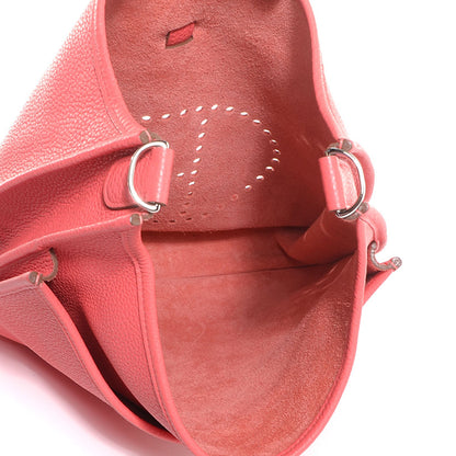 Hermes Taurillon Clemence Evelyne III GM Rose Jaipur 11 of 15