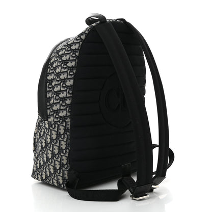 Christian Dior Oblique Calfskin Rider Backpack Beige Black 3 of 10