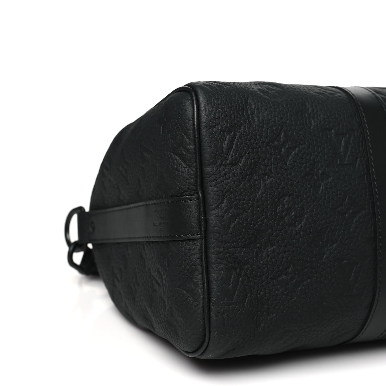 Louis Vuitton Monogram Taurillon Keepall Bandouliere 35 Black 8 of 9