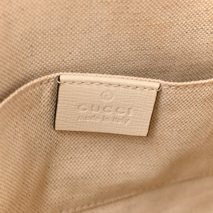 Gucci GG Supreme Monogram Azalea Calfskin Mini Horsebit 1955 Top Handle Bag Beige Ebony Mystic White 10 of 31