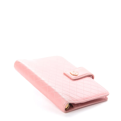 Chanel Lambskin Stitched Small Ring Agenda Planner Pink 3 of 6