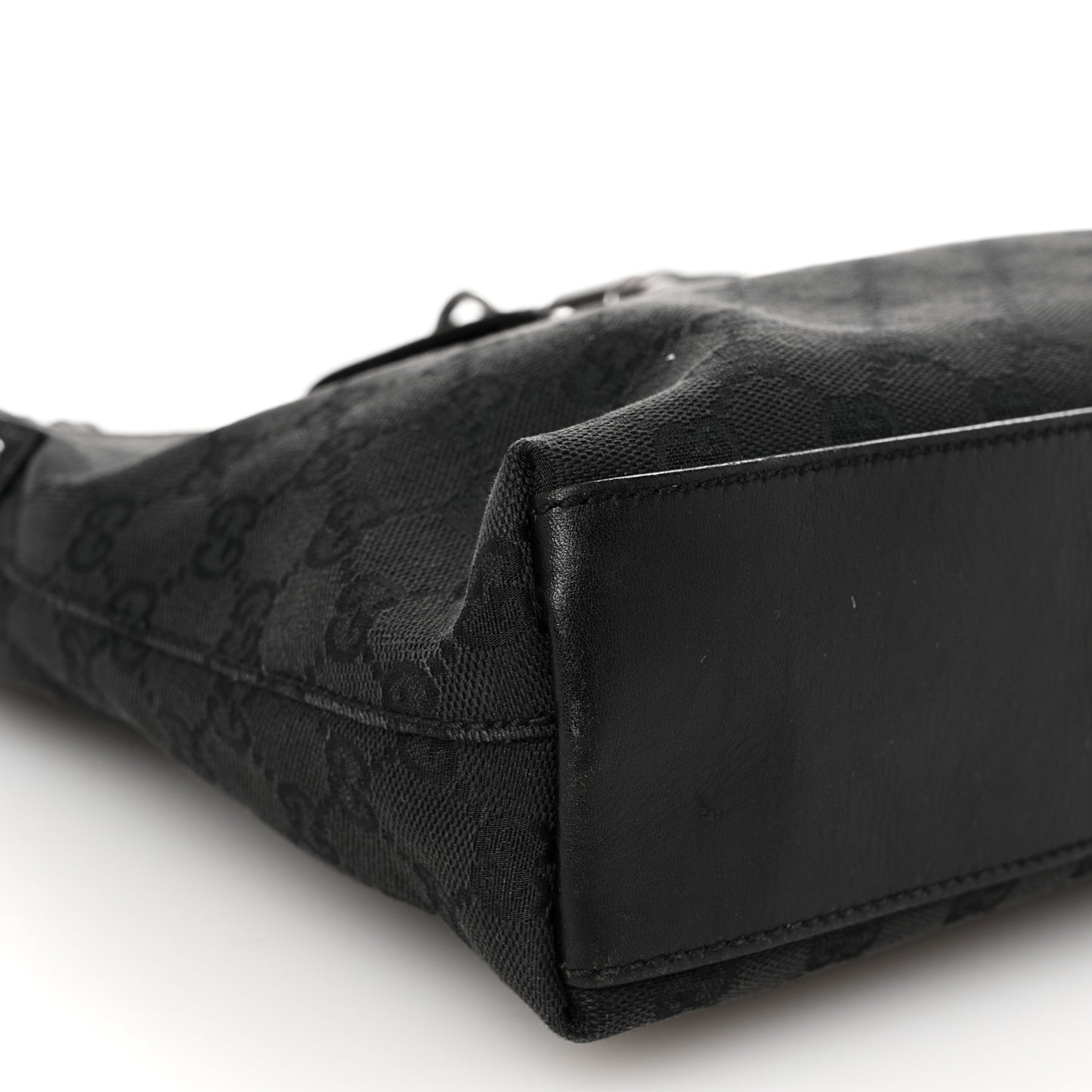 Monogram Piston Shoulder Bag Black