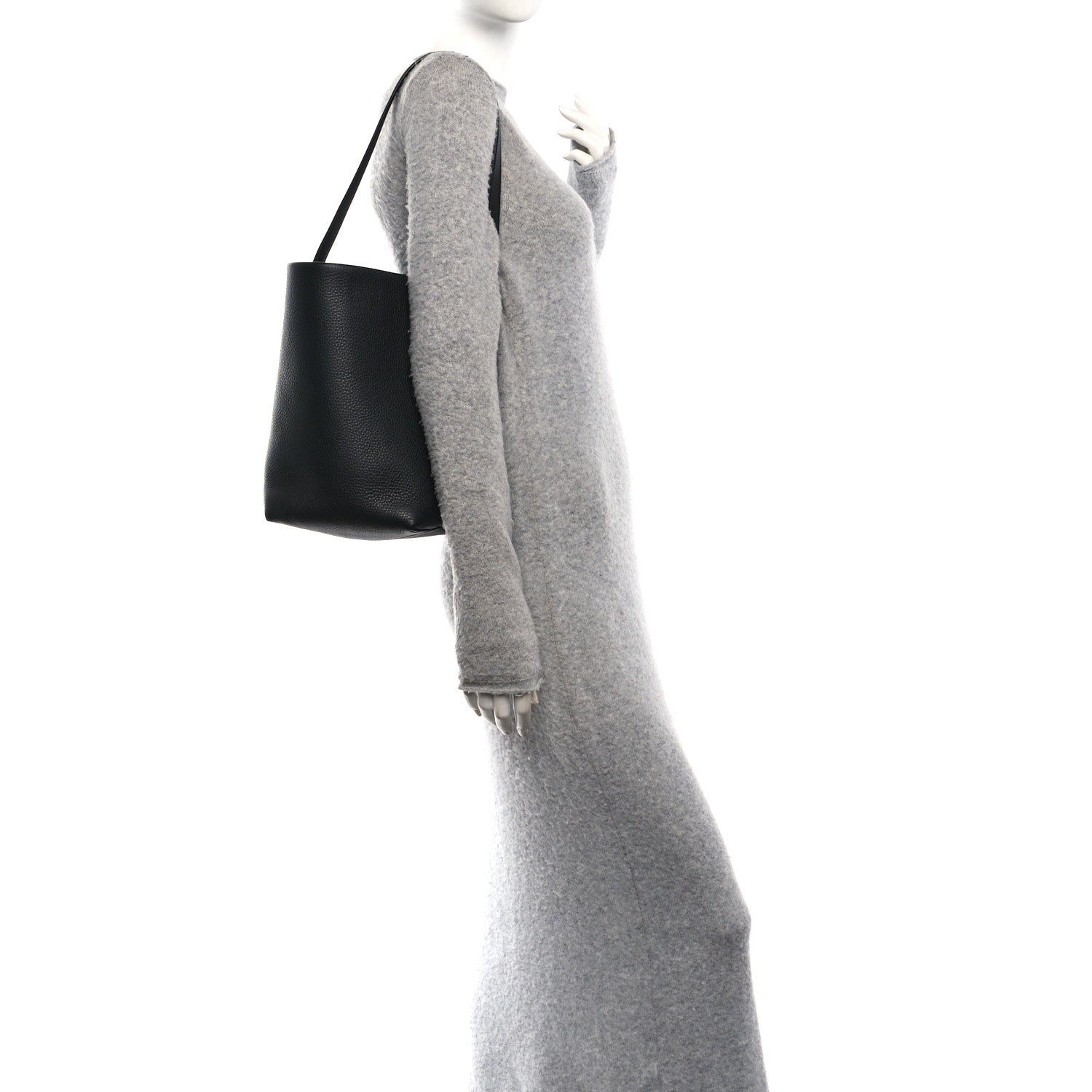 The Row Grained Calfskin Medium N/S Park Tote Black 2 of 9