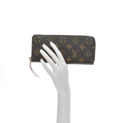 Louis Vuitton Monogram Clemence Wallet Rose Ballerine 2 of 6