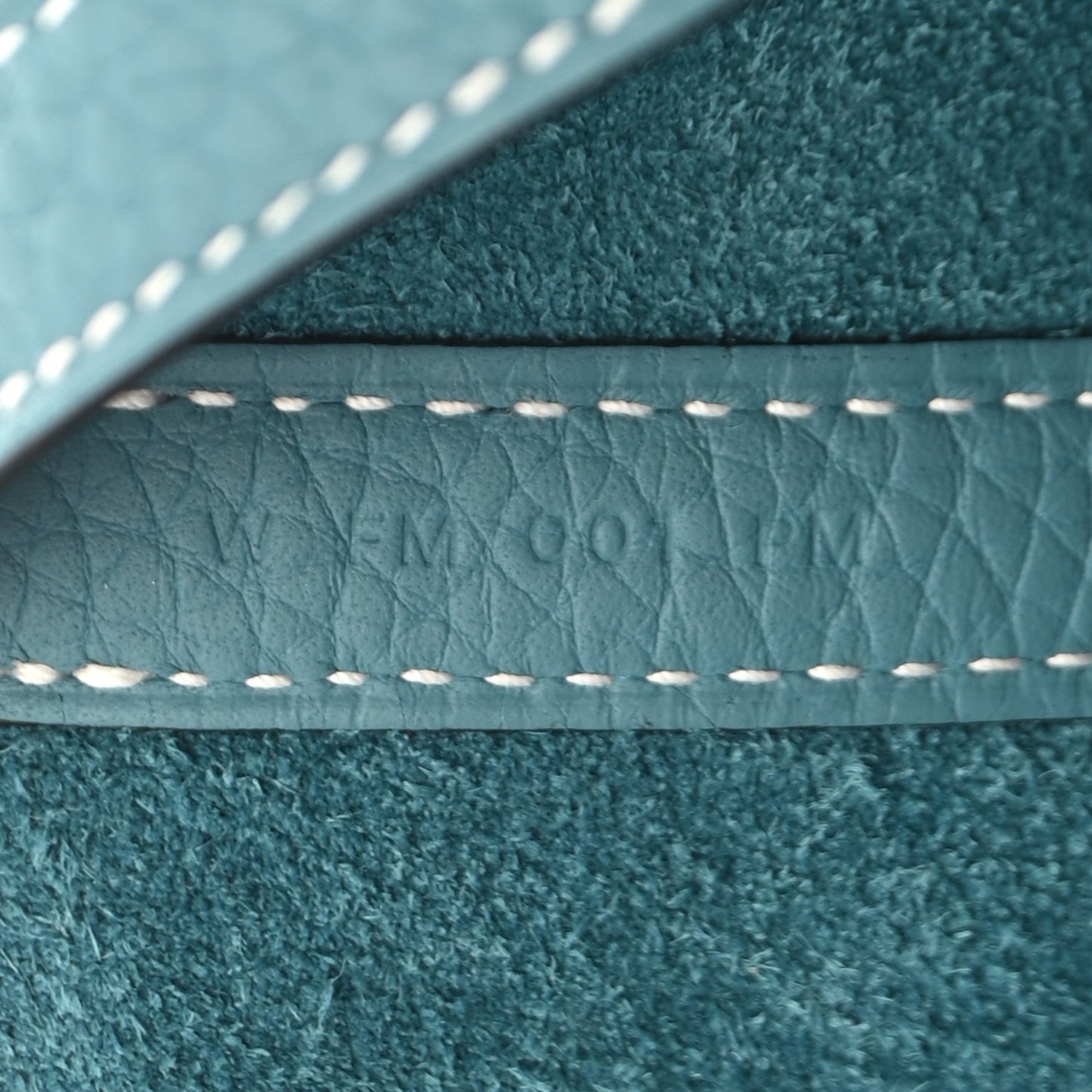 Taurillon Clemence Picotin Lock 22 MM New Bleu Jean