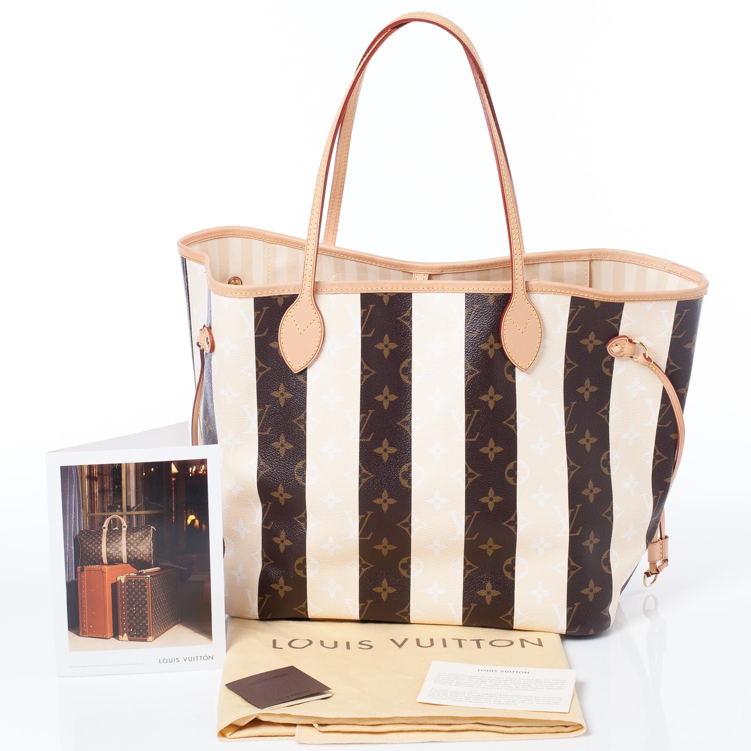 Louis Vuitton Monogram Rayures Neverfull MM 9 of 9