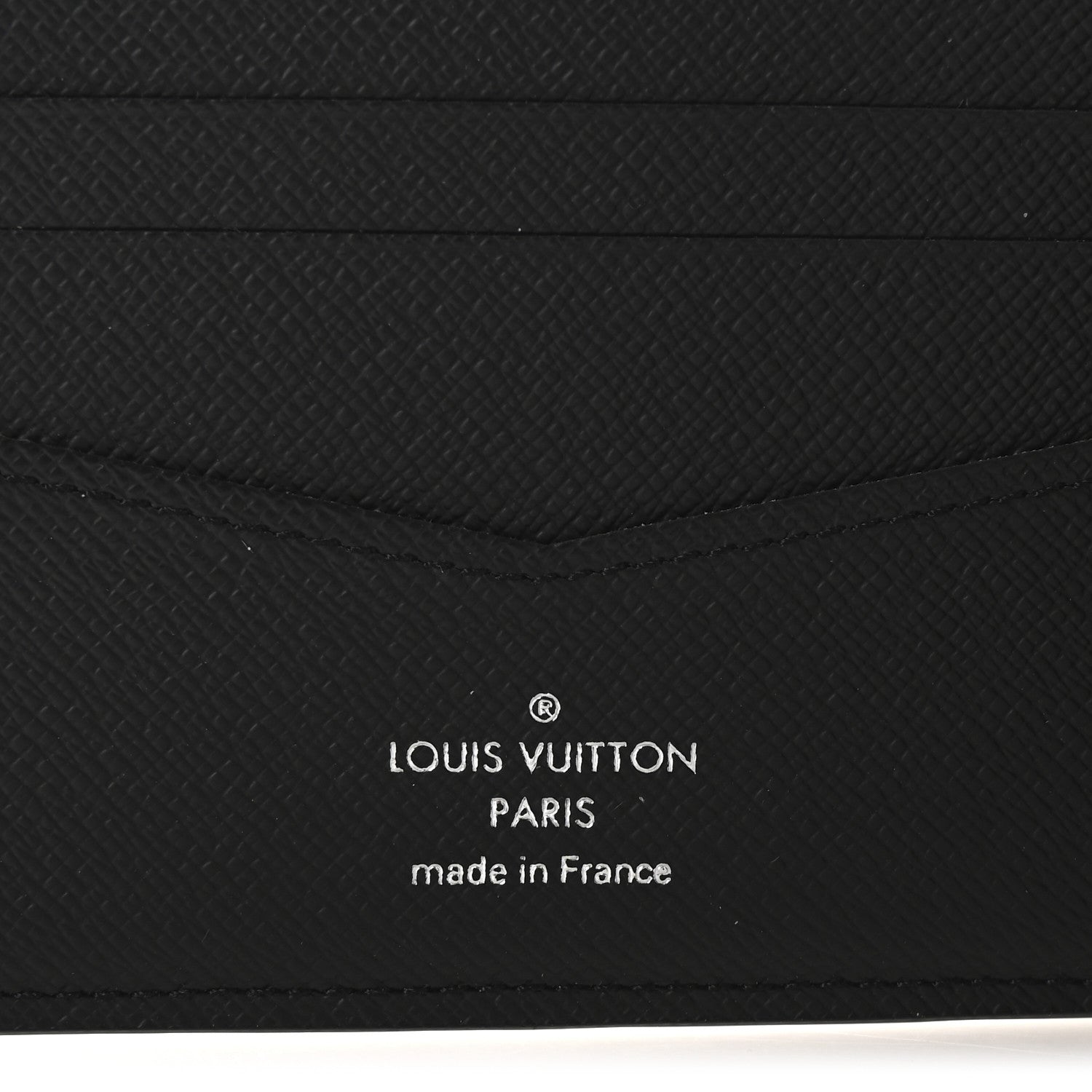 Louis Vuitton Taiga Slender Wallet Black 6 of 6