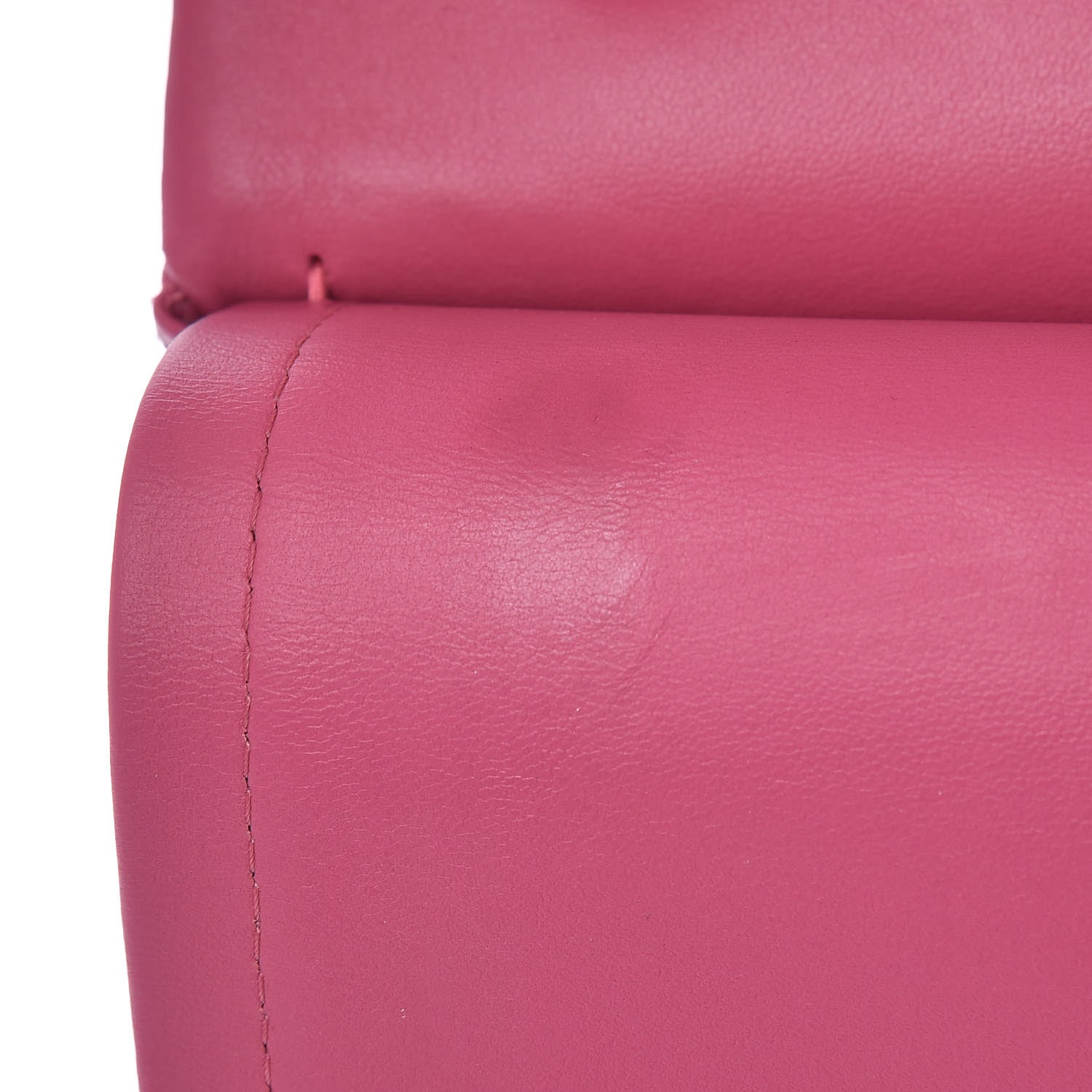 Chanel Lambskin Quilted Jumbo Double Flap Dark Pink 17 of 19