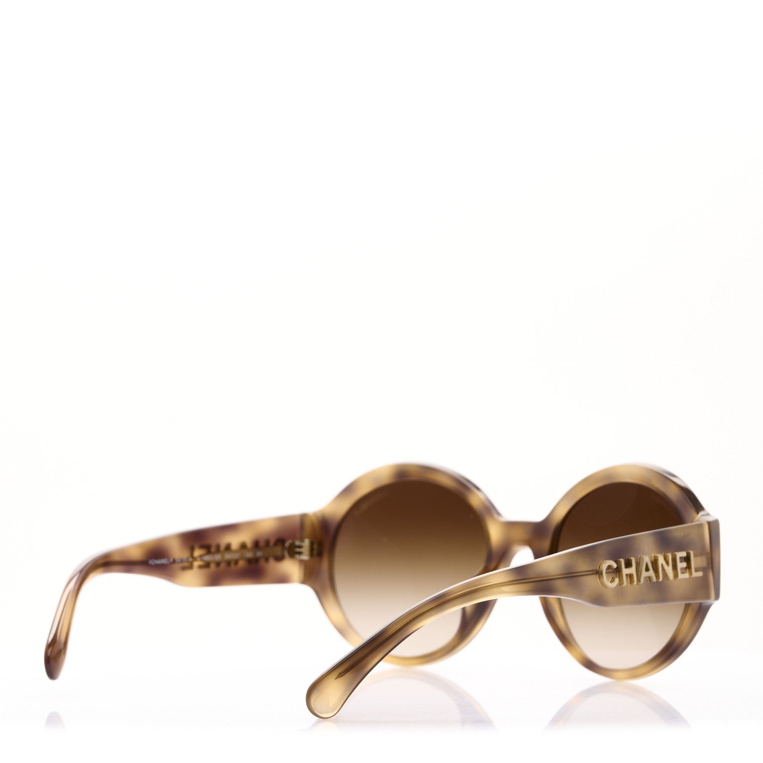 Chanel Acetate Polarized Round Sunglasses 5410 Tortoise 1771804