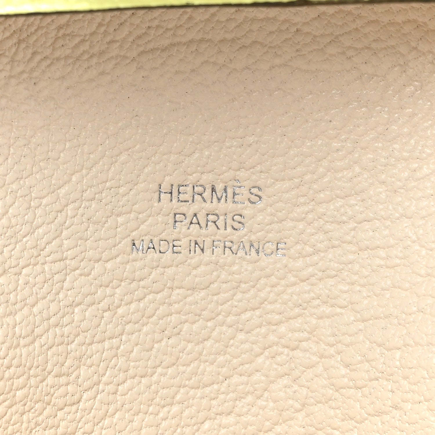 Hermes Chevre Mysore Bastia Verso Coin Purse Jaune Bourgeon Nata 6 of 10