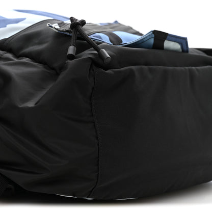 Valentino Garavani Nylon Camouflage Backpack Blue 7 of 8