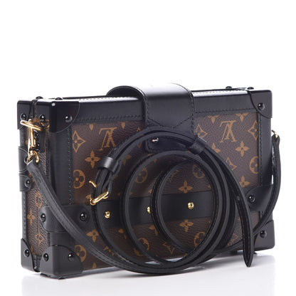 Louis Vuitton Monogram Petite Malle Black 3 of 9
