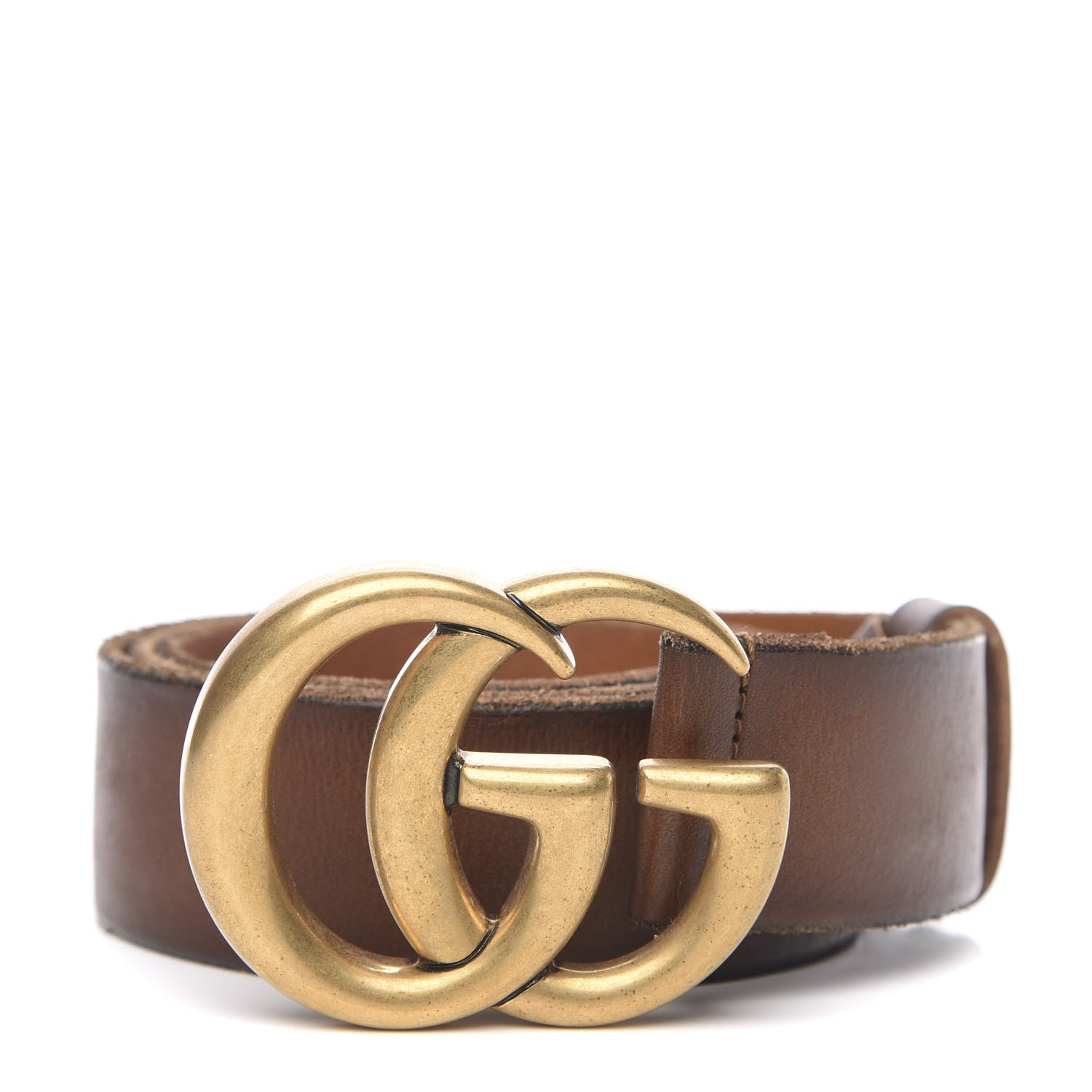 Gucci Faded Calfskin Double G 40mm Belt 90 36 Cuir 1 of 5