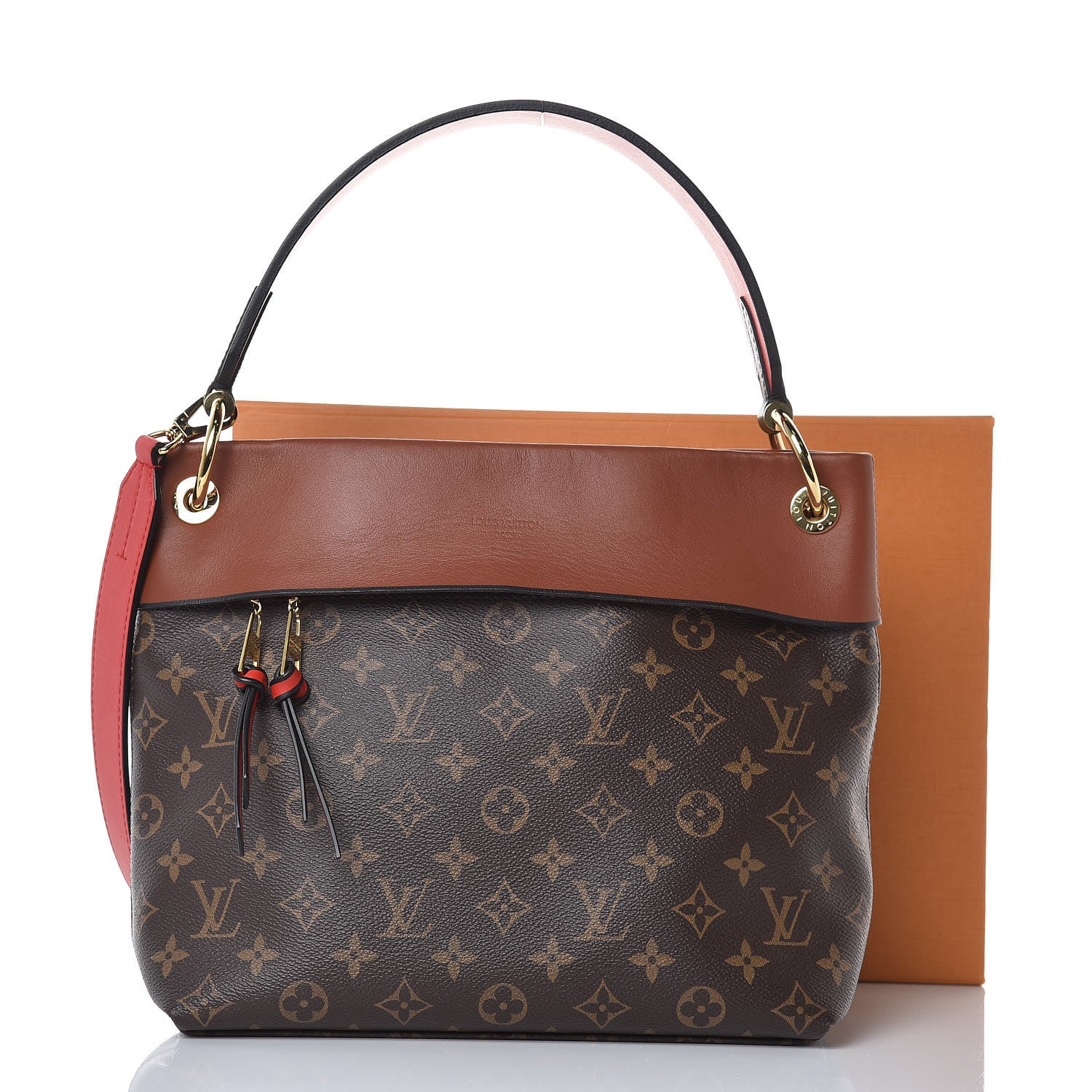 Louis Vuitton Monogram Tuileries Besace Caramel Rouge 12 of 12