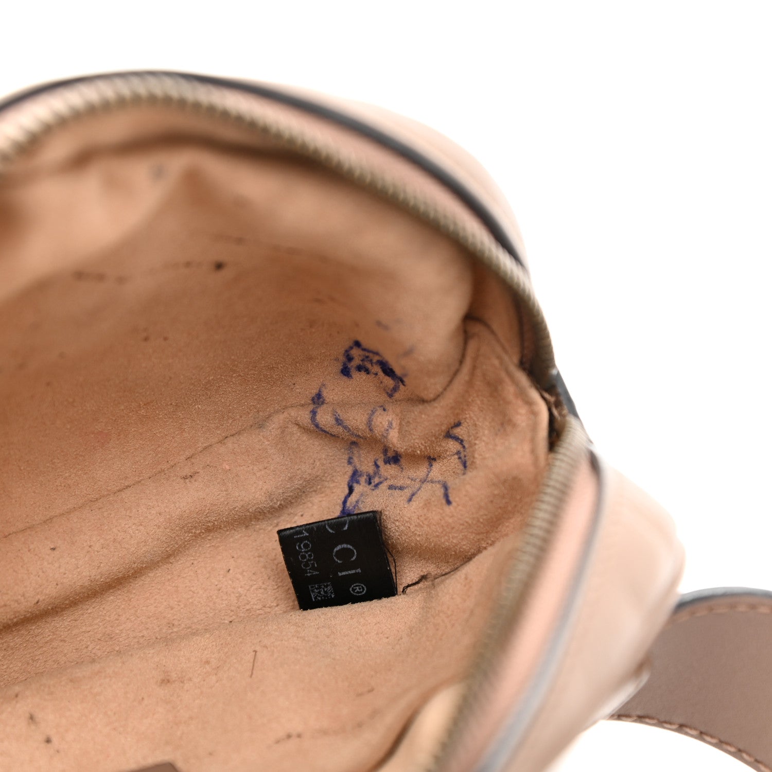 Gucci Calfskin Matelasse GG Marmont Belt Bag 85 34 Porcelain Rose 11 of 15