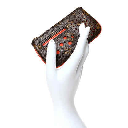 Louis Vuitton Monogram Perforated Key Pouch Orange 2 of 7