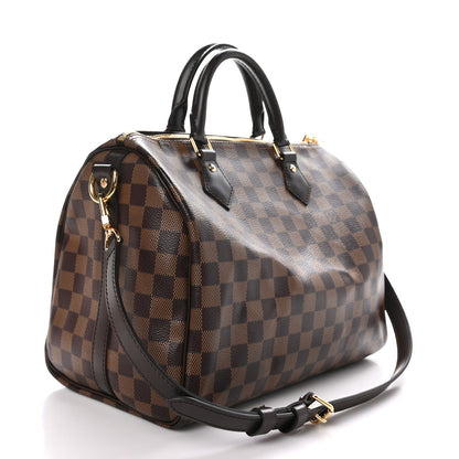 Louis Vuitton Damier Ebene Speedy Bandouliere 30 2 of 10
