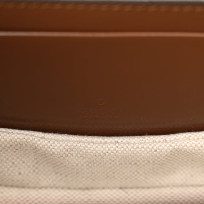 Gucci Boarded Dyana Lux Calfskin Web Mini Bamboo 1947 Top Handle Bag Brown 6 of 11