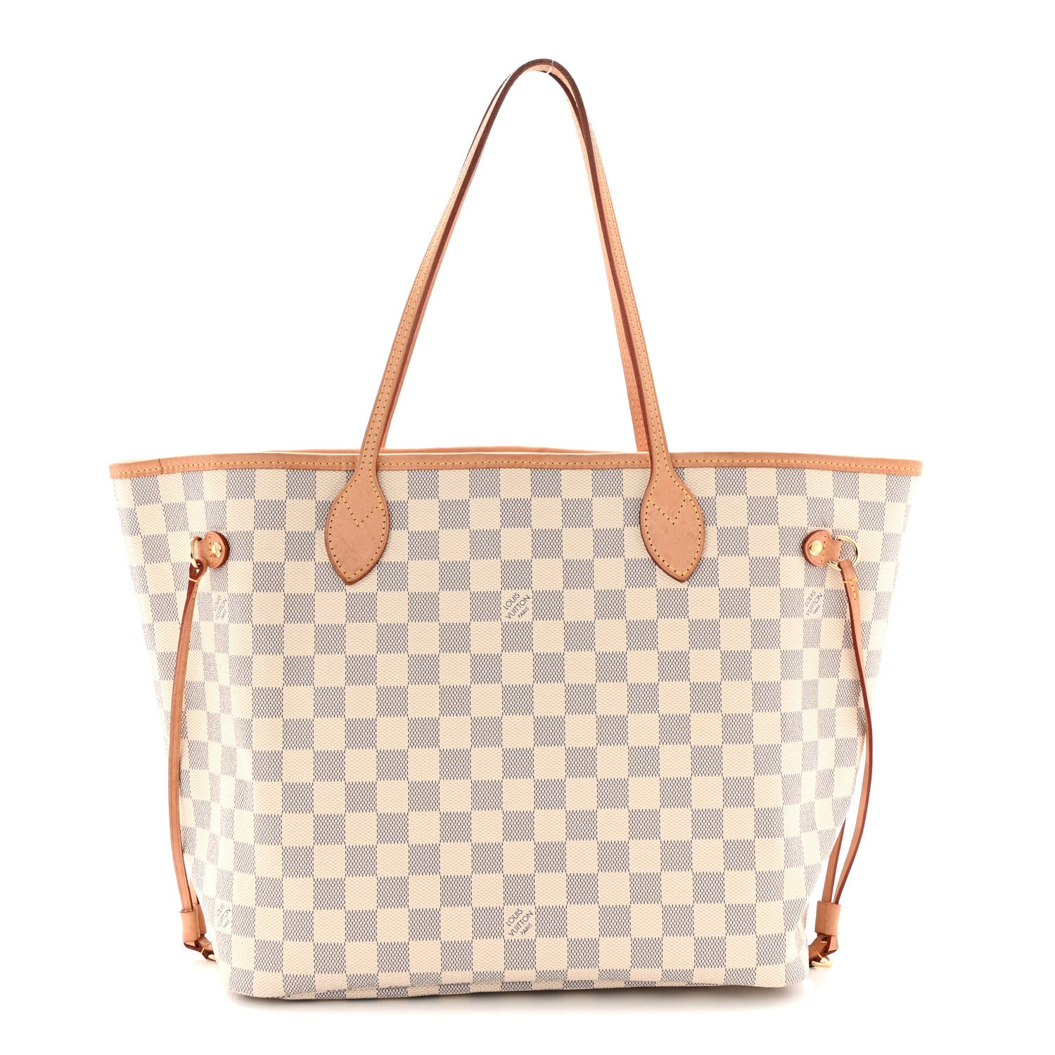 Louis Vuitton Damier Azur Neo Neverfull MM Rose Ballerine 1 of 10