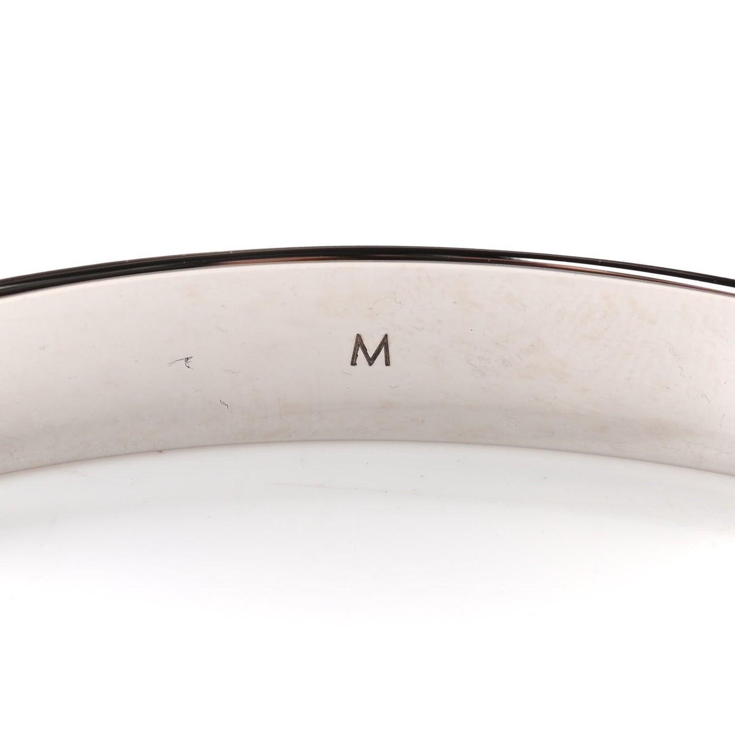 Palladium Monogram Nanogram Cuff M
