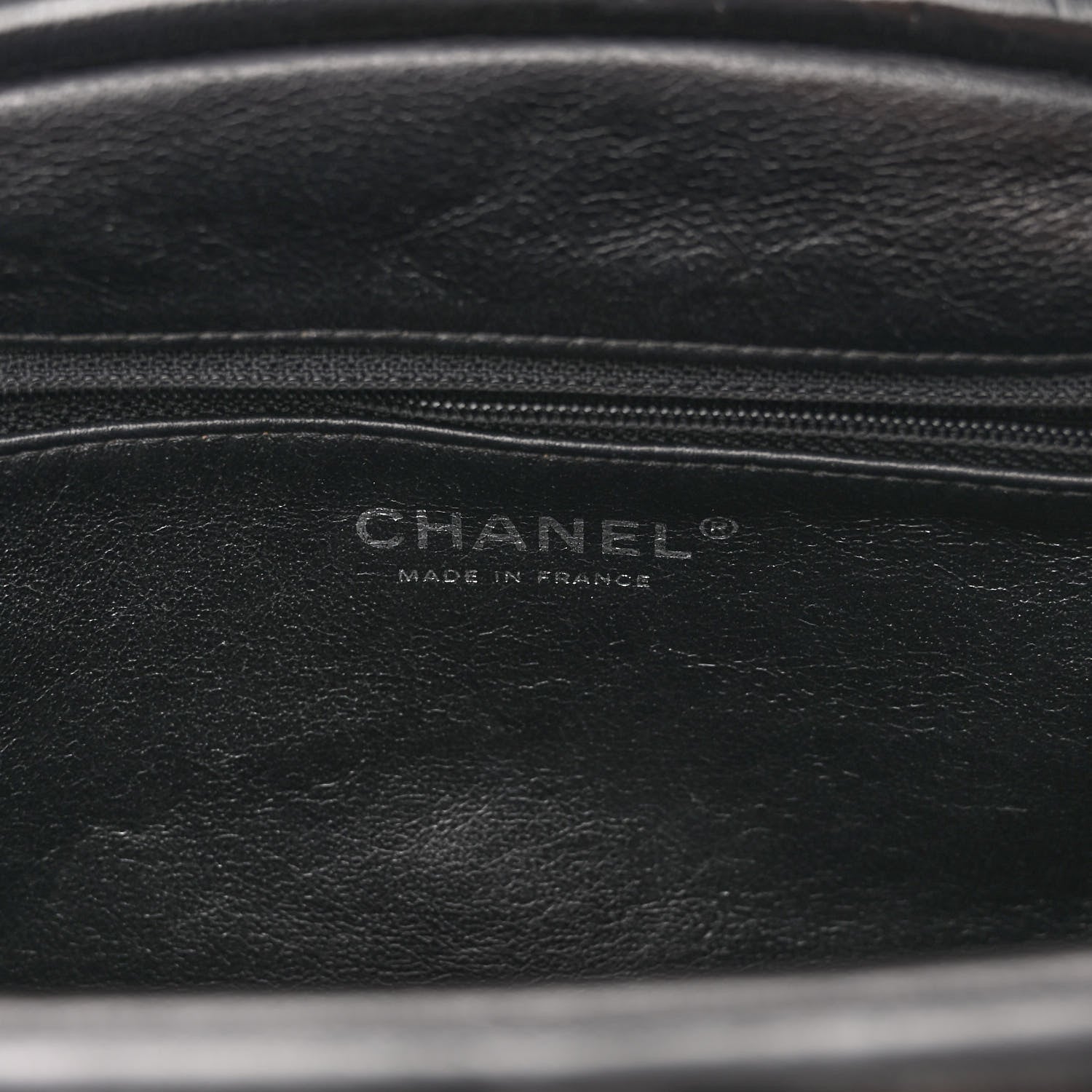 Chanel Satin Quilted Timeless Clutch Black 6 of 10