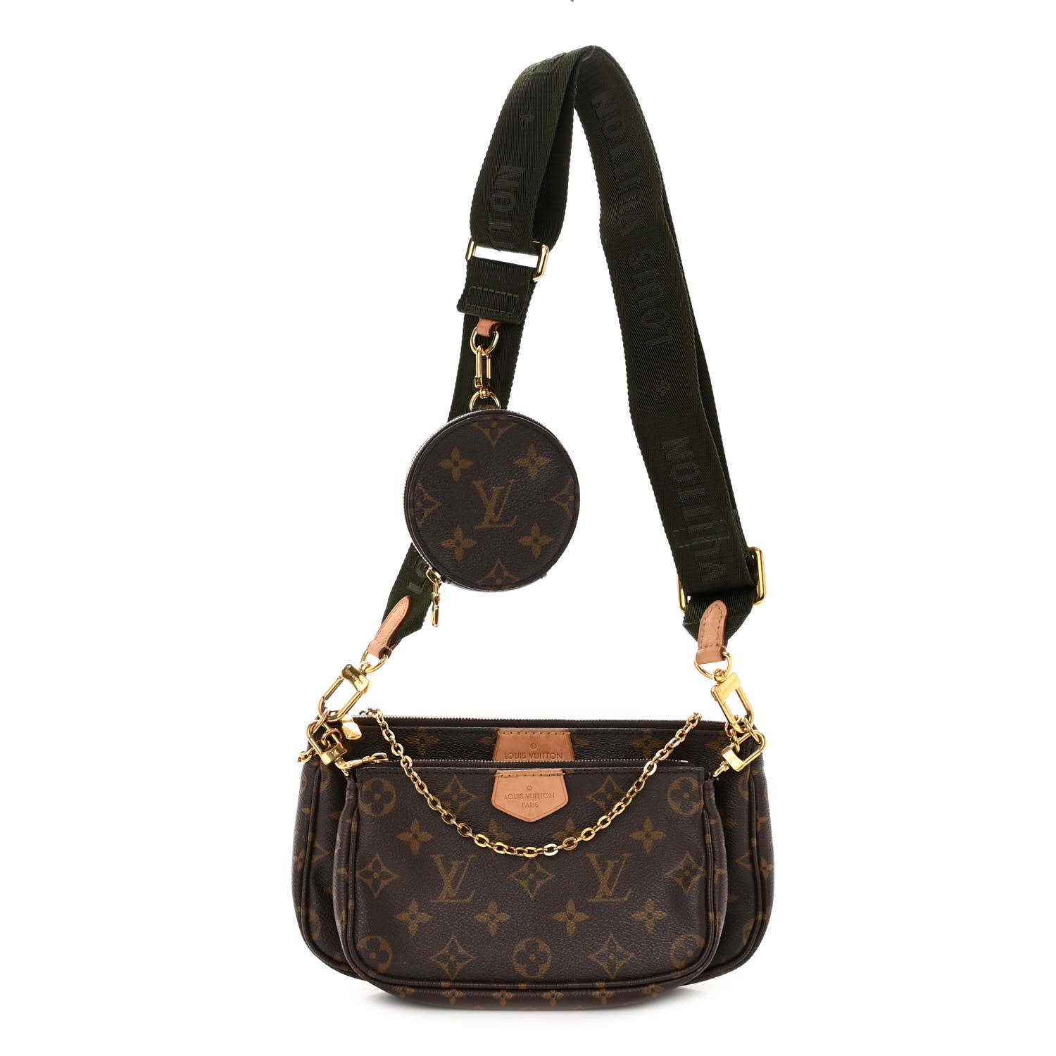 Louis Vuitton Monogram Multi Pochette Accessories Kaki 1 of 12