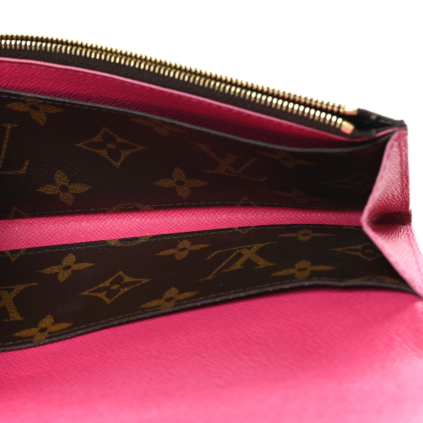 Monogram Bloom Flower Emilie Wallet Fuchsia