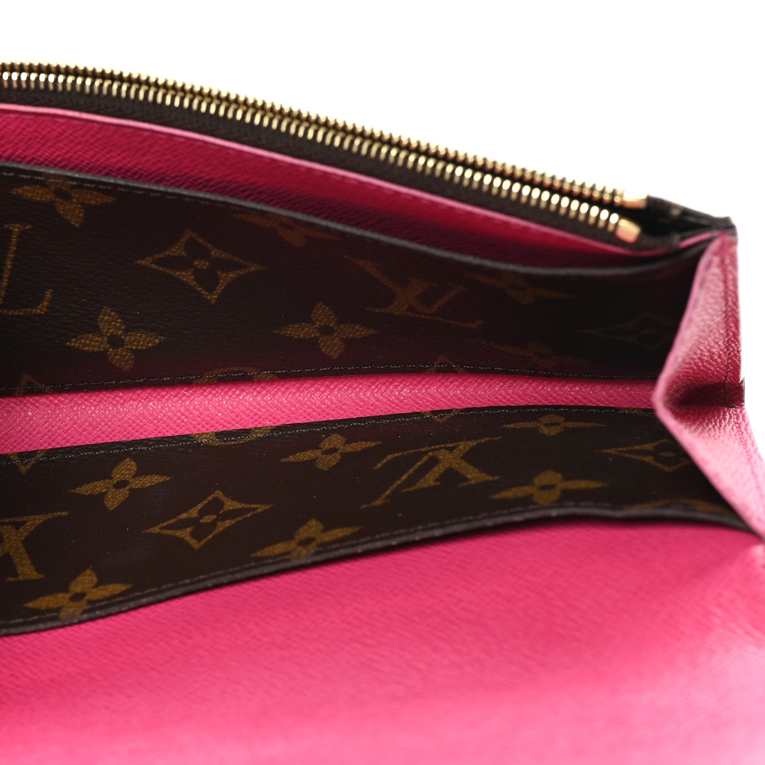 Louis Vuitton Monogram Bloom Flower Emilie Wallet Fuchsia 5 of 7