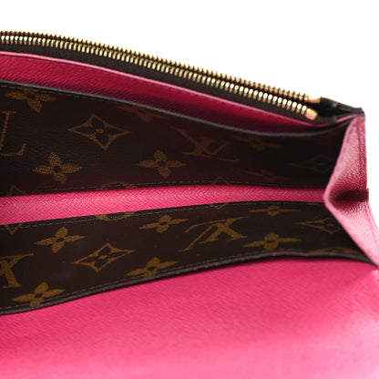 Louis Vuitton Monogram Bloom Flower Emilie Wallet Fuchsia 5 of 7