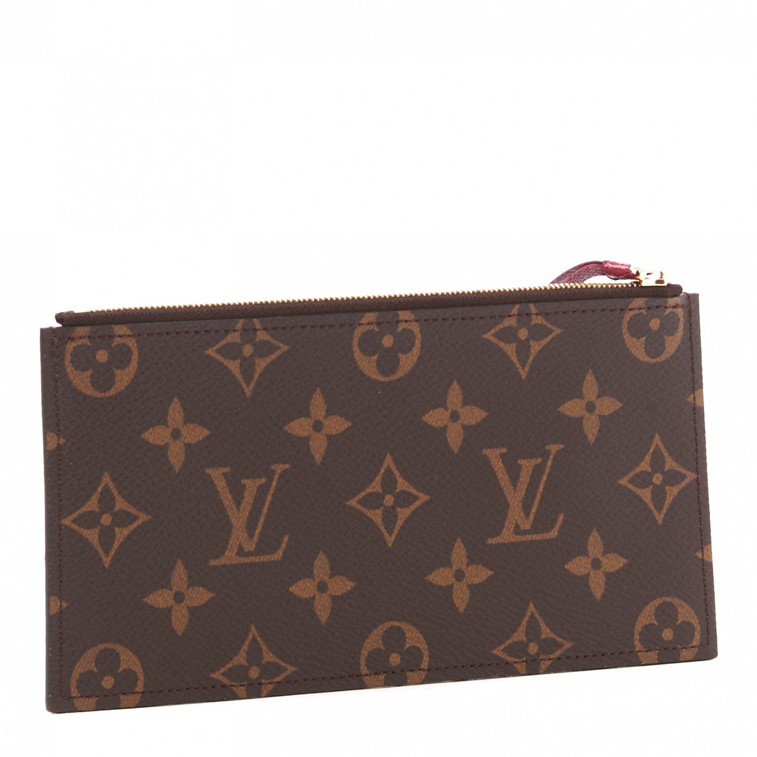 Louis Vuitton Monogram Felicie Chain Wallet Zippered Insert Fuchsia 2 of 7