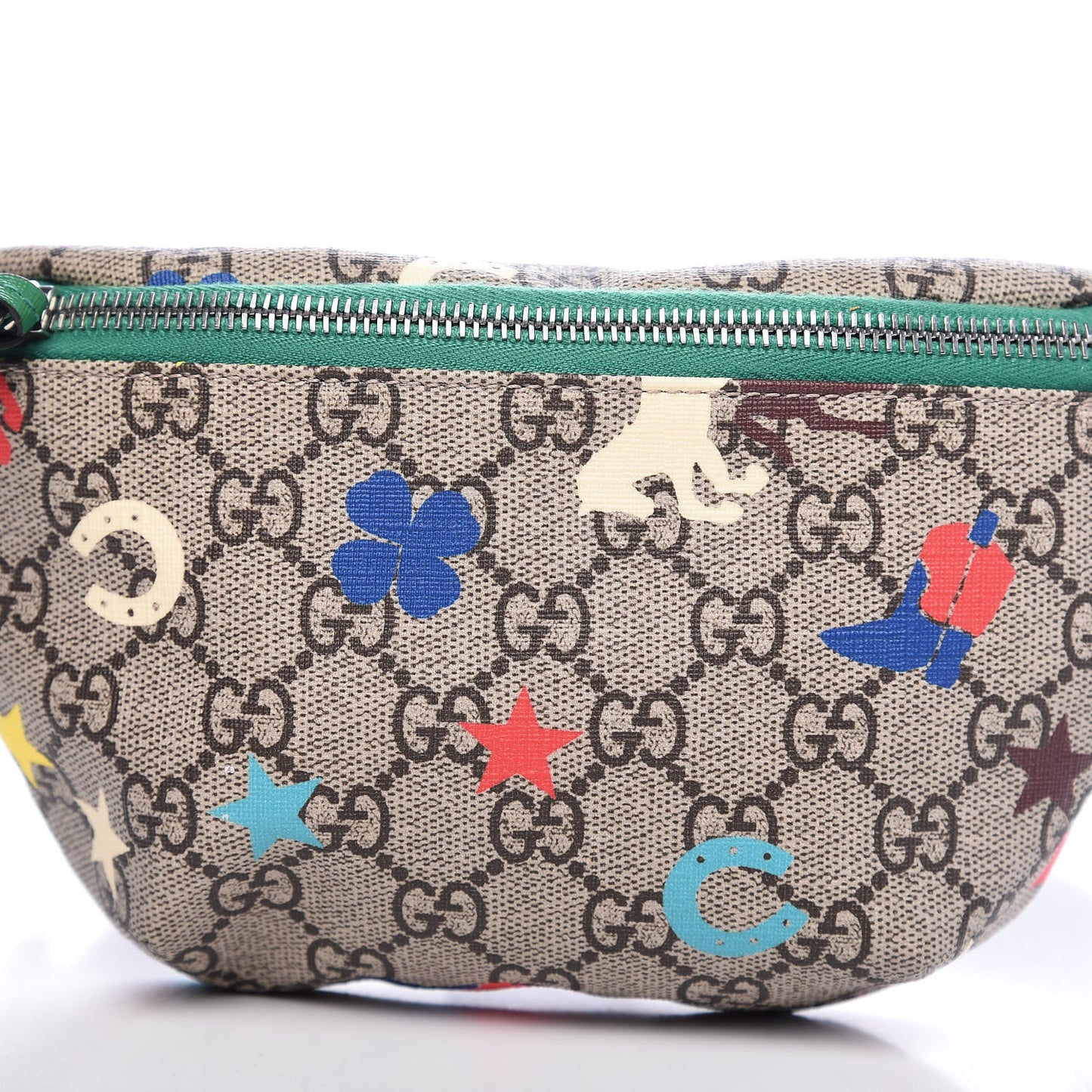GG Supreme Monogram Ranch Childrens Belt Bag Multicolor