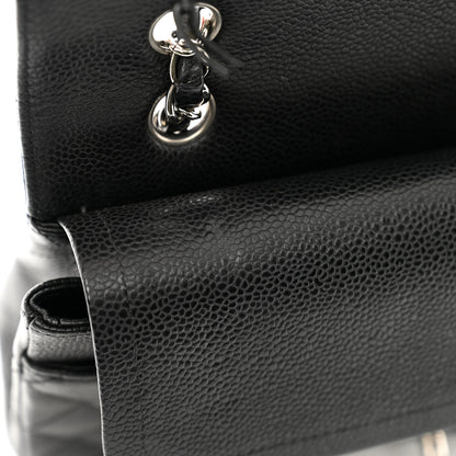 Chanel Caviar Quilted Medium Double Flap Black 9 of 11