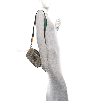 Gucci GG Supreme Monogram Web Neo Vintage Shoulder Bag Beige New Acero Crop 2 of 10