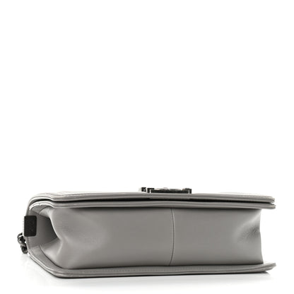 Chanel Lambskin Quilted Medium Boy Flap Grey 3 of 13