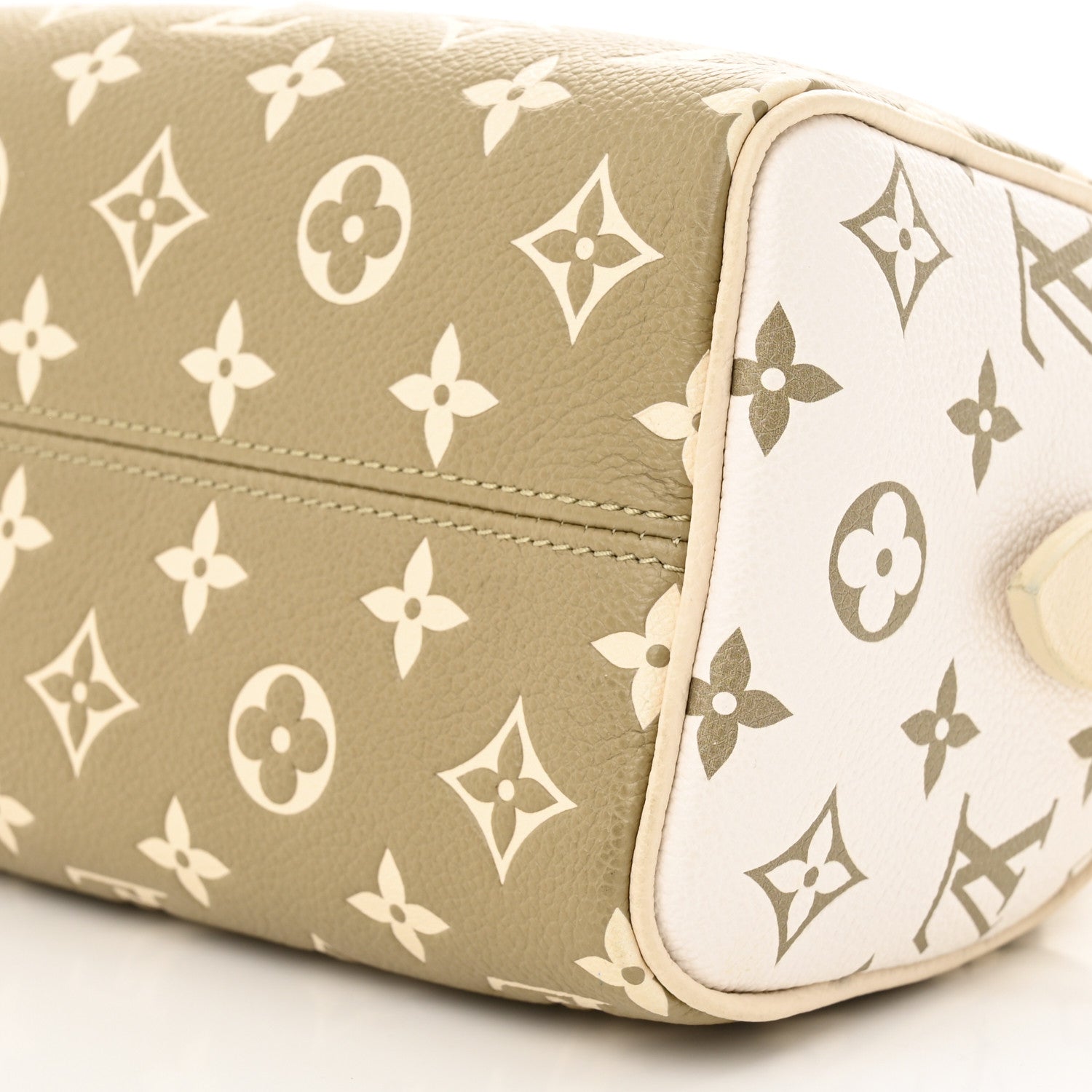 Louis Vuitton Empreinte Monogram Spring in the City Speedy Bandouliere 20 Kaki Beige Cream 9 of 12