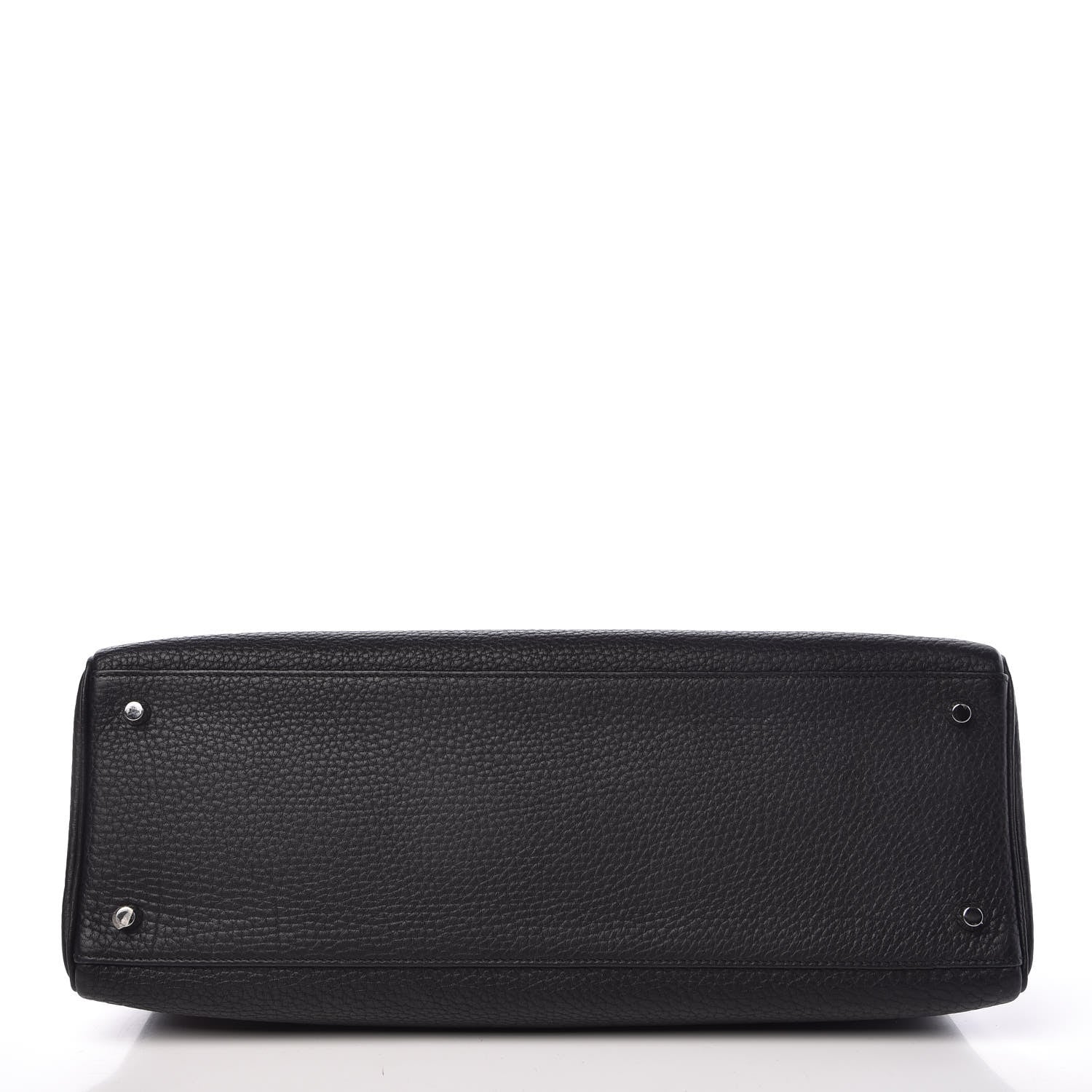 Hermes Fjord Horseshoe Kelly Retourne 40 Black Rouge H 7 of 33