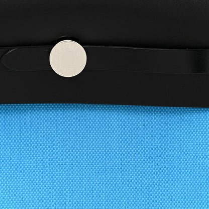 Hermes Military Toile Vache Hunter Herbag Zip Retourne 20 Bleu Riviera Black 8 of 11