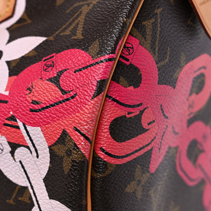 Louis Vuitton Monogram Bay Speedy 30 Rose Ballerine Poppy 12 of 16