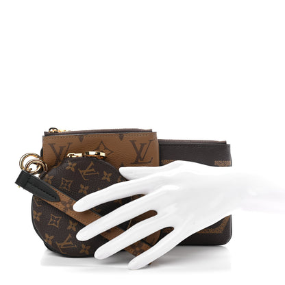 Louis Vuitton Reverse Monogram Giant Trio Pouch 2 of 10