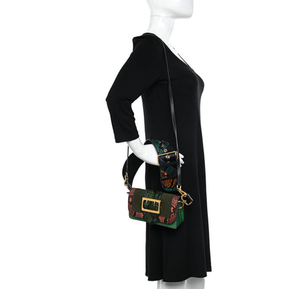 Burberry Suede Watersnake Print Small Madison Buckle Bag Multicolor 2 of 15